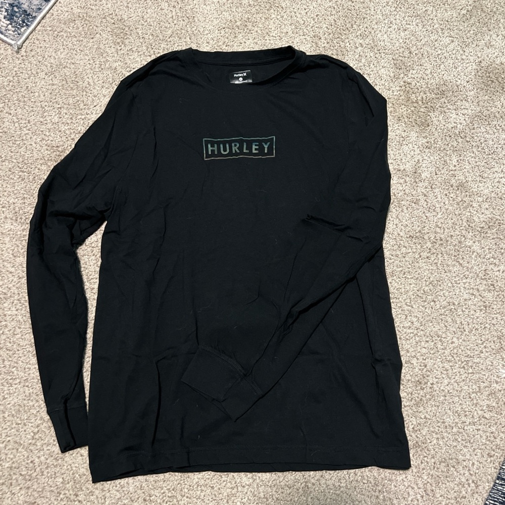 Hurley Men's Black Long Sleeve Tee